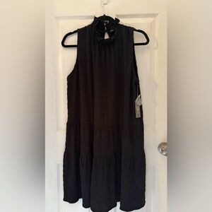 New Vince Camuto Black sleeveless dress XL 57%Cotton 42%Poly. 1% Spandex